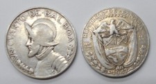 PANAMA 1/4 Balboa 1947 AG
