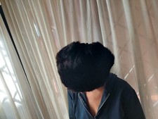 Cappello di pelliccia da uomo, stile vintage (colbacco), colore marrone