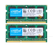 Crucial 8 GB 2x 4 GB PC3-12800