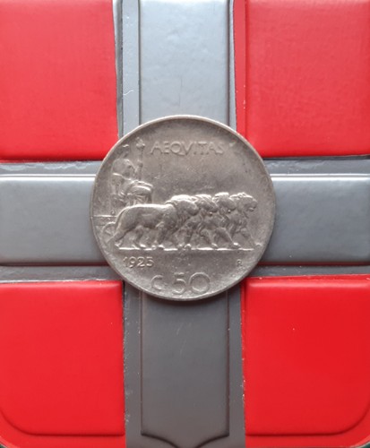 50 centesimi 1925 - (£),