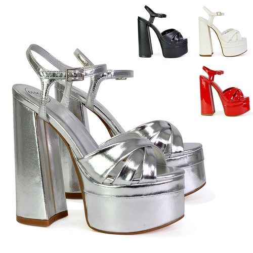 Sandali donna plateau tacco - , a