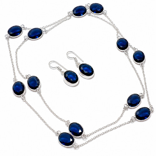 Catena orecchini iolite - +,