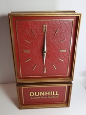 Raro Orologio Parete DUNHILL Pubblicitario Vintage cm 36 Introvabile