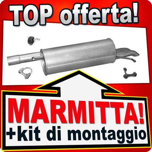 Silenziatore posteriore per - silenziatore, vw