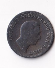 germania stati - baden - ½ kreuzer 1851- Léopold Ier