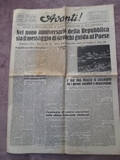 Avanti ! Quotidiano Del Partito Socialista Italiano  2 Giugno 1955