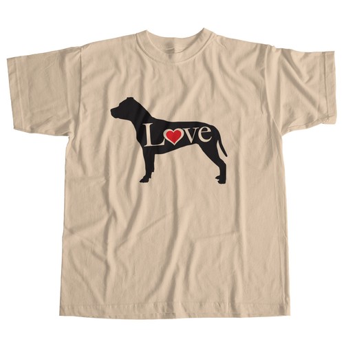 Love bulldog terrier - love,