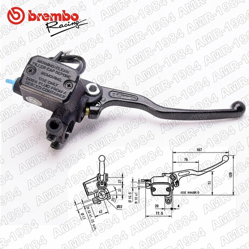 Pompa freno brembo anteriore - freno,