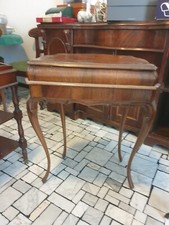 tavolino ribaltina in legno antico