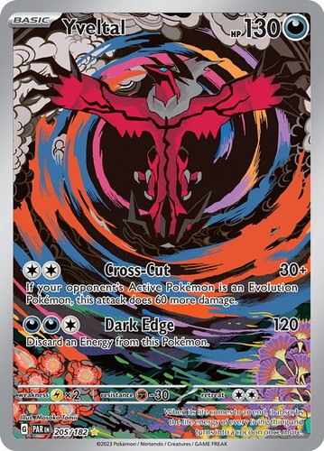 Yveltal 205 182 pokemon - 205/182,
