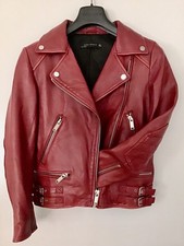 GIACCA PELLE ZARA-MOTO