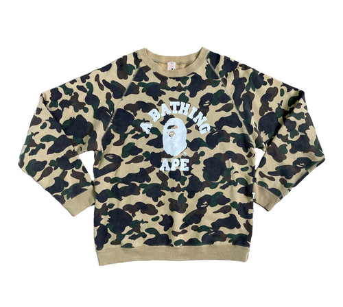 Felpa girocollo bape bathing - a,