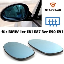 Vetro Specchio Retrovisore Esterno per BMW Serie 1 E81 E87 Serie 3 E90 E91 L+R