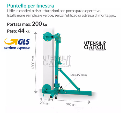 Puntello laterale per - puntello,