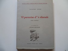 SALVATORE TOLINO o paraviso d' 'e diavule edizioni stampa sud napoli 1971 DEDICA