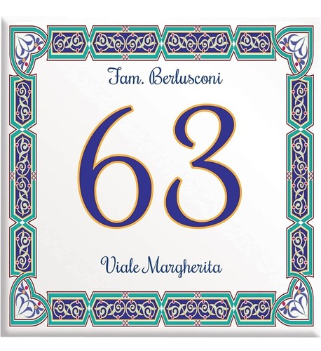 Numero civico personalizzato - personalizzato,