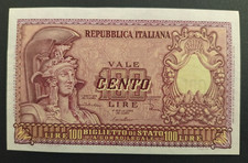 100 LIRE 31/12/1951 FDS ITALIA