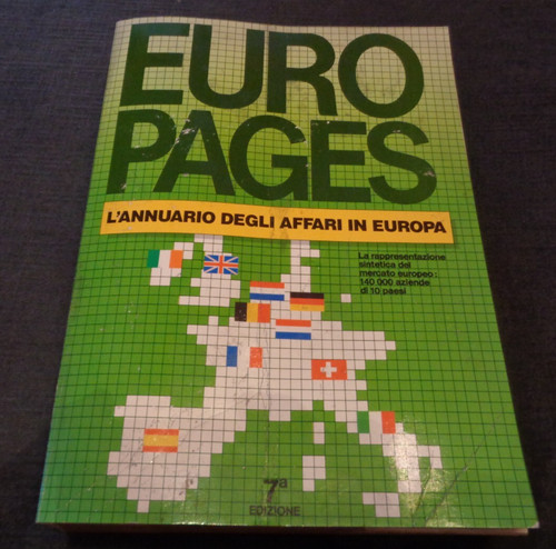 Euro pages raro annuario - euro, degli