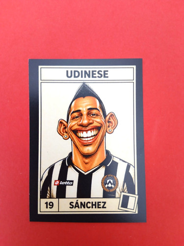 Figurina caricatura calciatori - figurina,