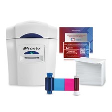 Bodno Magicard Pronto ID Card Printer & Complete Supplies Package ID Software