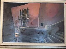 MARCON GIORGIO SOTOPORTEGO A VENEZIA OLIO SU TELA 60 X 90 1980 pubblicato