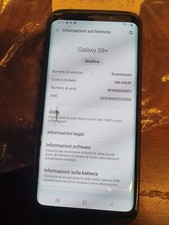 DISPLAY LCD ORIGINALE SAMSUNG GALAXY S9+ SM-G965F PLUS  NERO