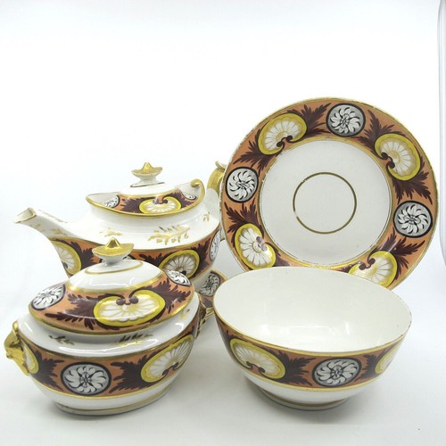 C1815 john rose coalport - coalport, set