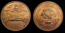 MESSICO 1944 20 Centavos Ch RB UNC