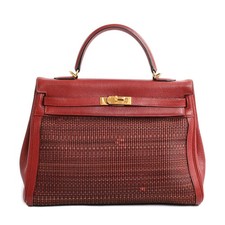 HERMES KELLY35 HANDBAG / Rouge