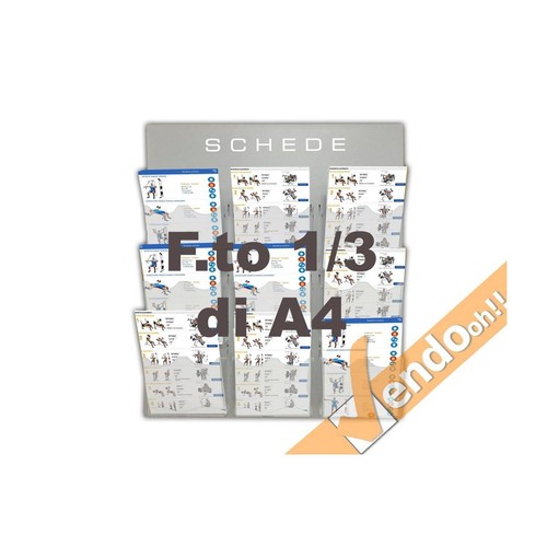 Espositore parete di a4 - 1/3,