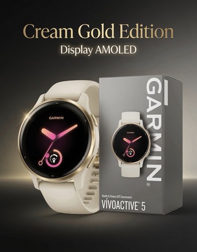 Garmin vivoactive cream gold - garmin,