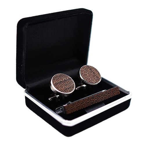 Mens cufflinks tie clips set - tie,