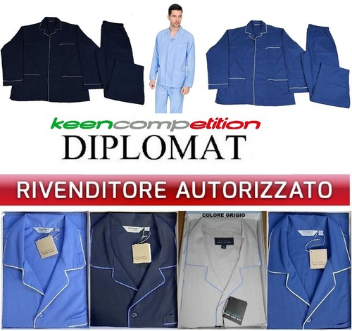 Diplomat pigiama uomo aperto - diplomat,