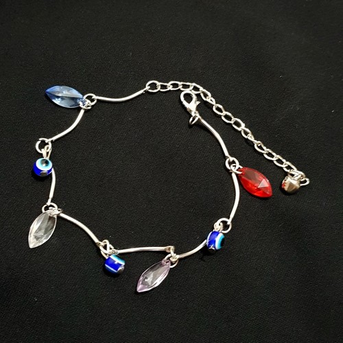 Bracciale charms con occhio - bracciale,