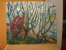 Quadro olio tela 60x50 - quadro, su