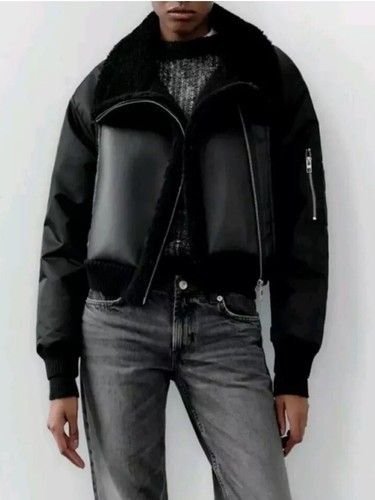 Nwt zara contrast - contrast, double-faced