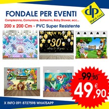 Fondale Sfondo Festa 100x200