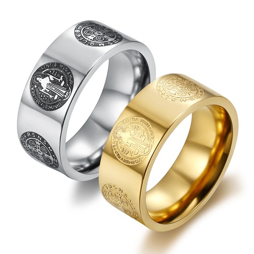 Anello uomo 8mm acciaio - 8mm, inox