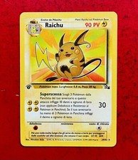 Lotto Carte Pokemon Raichu 29/62 Fossil Raro In Italiano Prima Edizione