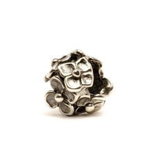 AUTHENTIC TROLLBEADS ORIGINAL SILVER HYDRANGEA TAGBE-10047 ORTENSIA