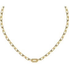 Collana Morellato Intrecci SAZC02 Necklace Acciaio Dorato Catena 45cm Donna