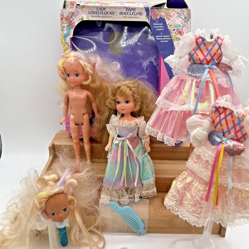 Vintage lady lovely locks doll - vintage,