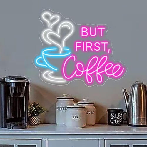 Prima insegna neon caffè - prima,