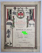 diploma pnf scuola operaia