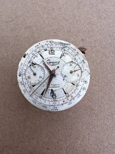 Lorenz chronograph movement - lorenz,