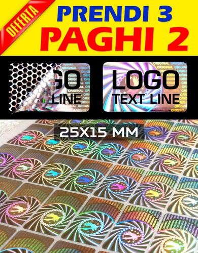 432 sigilli adesivi ologrammi - sigilli,