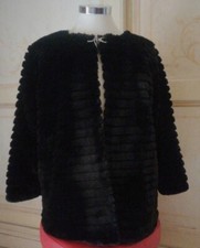 Ecopelliccia Bolerino Sintetica Lady Chic nera