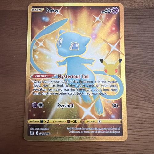 Pokémon tcg oro lucido - pokémon, mew