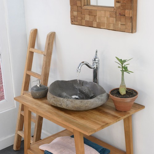 Lavabo pietra pesci - in,