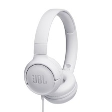 Cuffie JBL Tune 500 On Ear Mic Pieghevoli Bianco